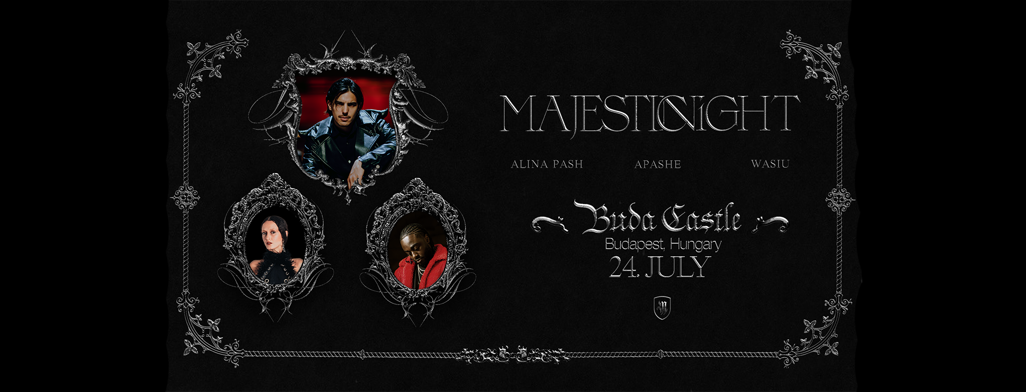 NEXT LEVEL PRES.: MAJESTIC NIGHT - APASHE live, ALINA PASH, WASIU - BUDA CASTLE