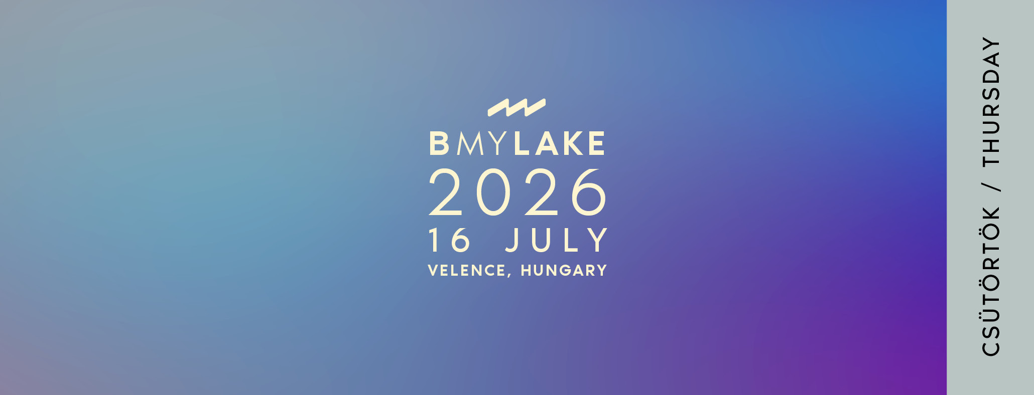 B MY LAKE 2026 - THURSDAY