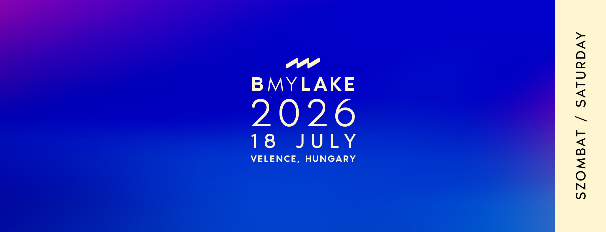 B MY LAKE 2026 - SATURDAY